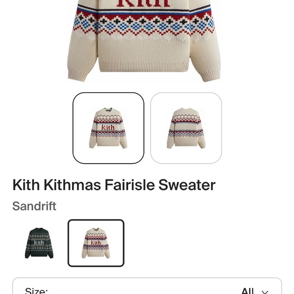 Kith Kithmas Fairisle Knit Sweater - Picture 5 of 8